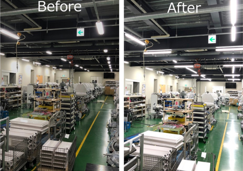 LED導入のビフォーアフター