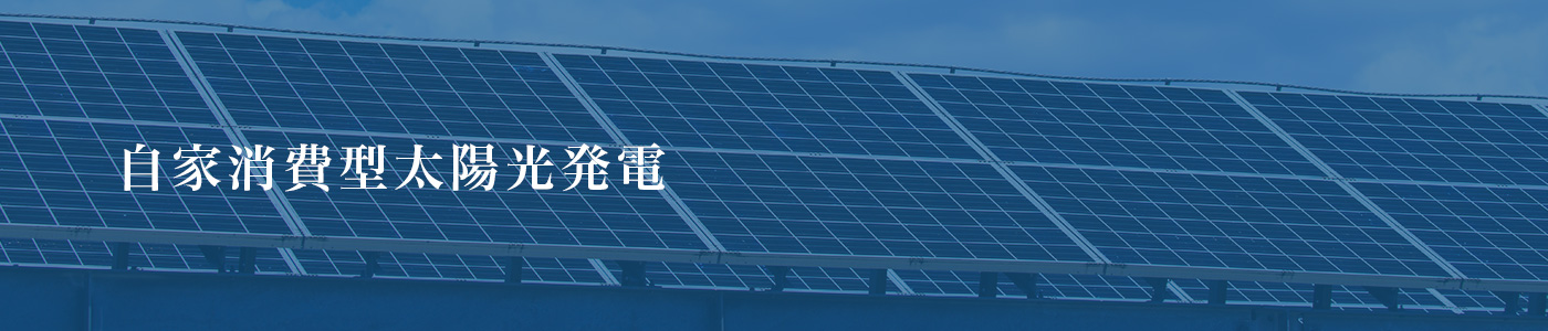 自己消費型太陽光発電